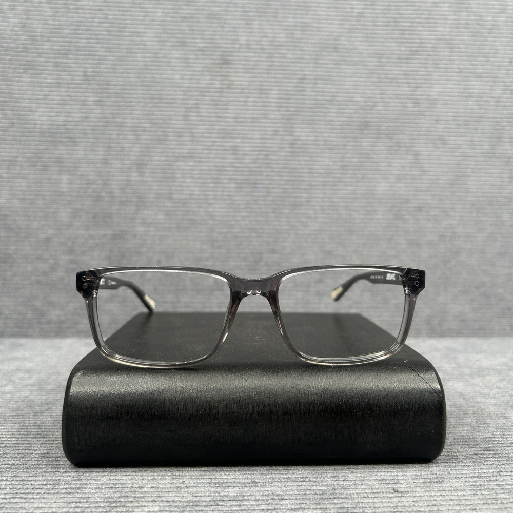 Nike 7240 070 Dark Grey Translucent Rectangular Eyeglass Y2k Frames 55-17-140
